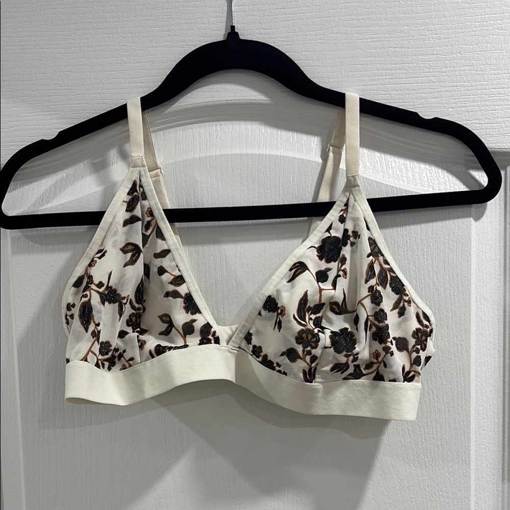 Floral Cream Bralette
